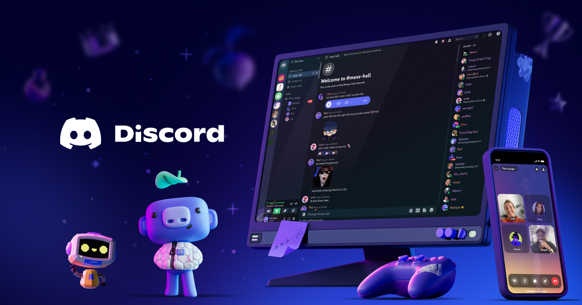 Discord website preview