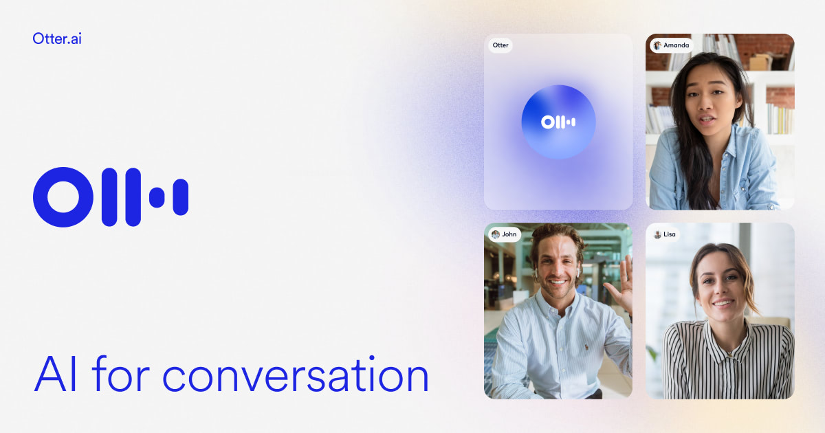 Otter.ai website preview